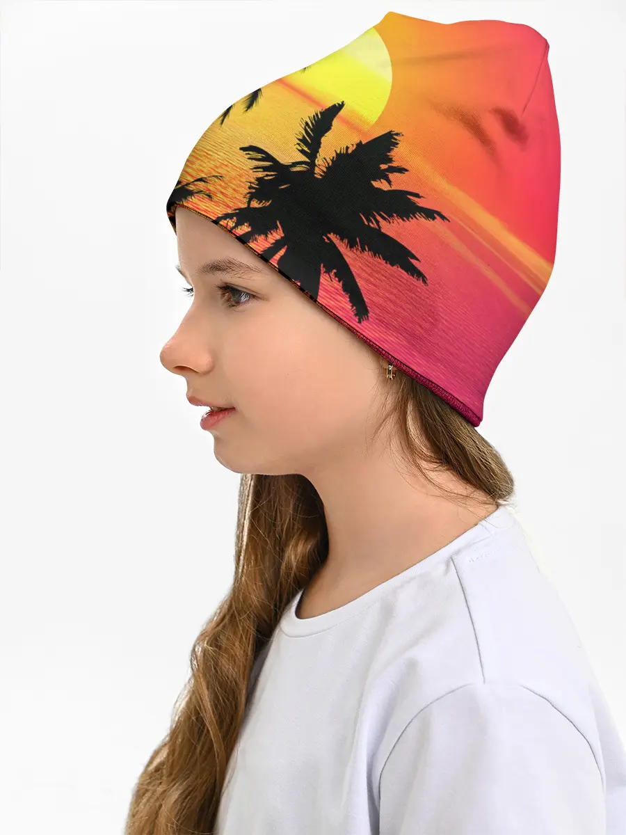 Детская шапка / Прибрежный закат