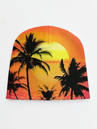 Детская шапка / Прибрежный закат