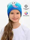 Детская шапка / Котик русалочка | Русалка с сердечком