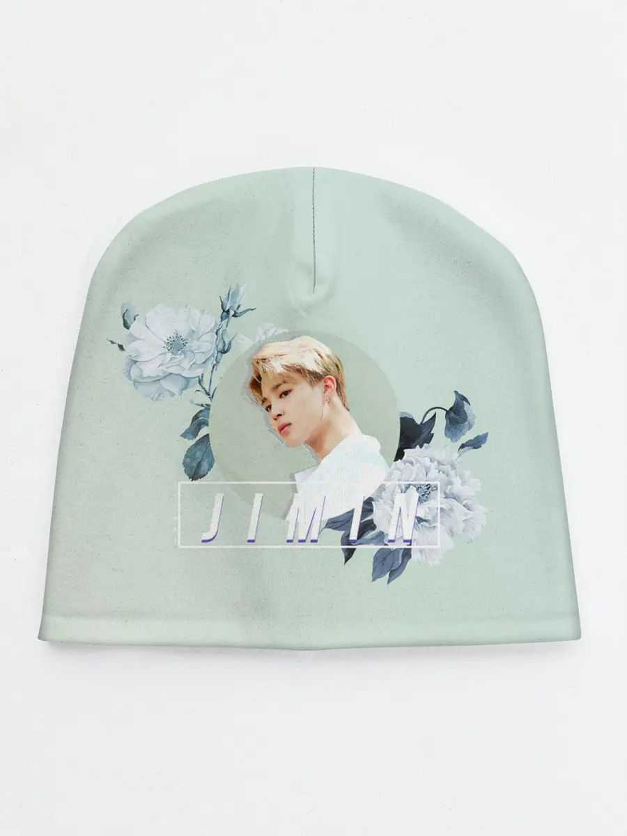 Детская шапка / Чимин в цветах