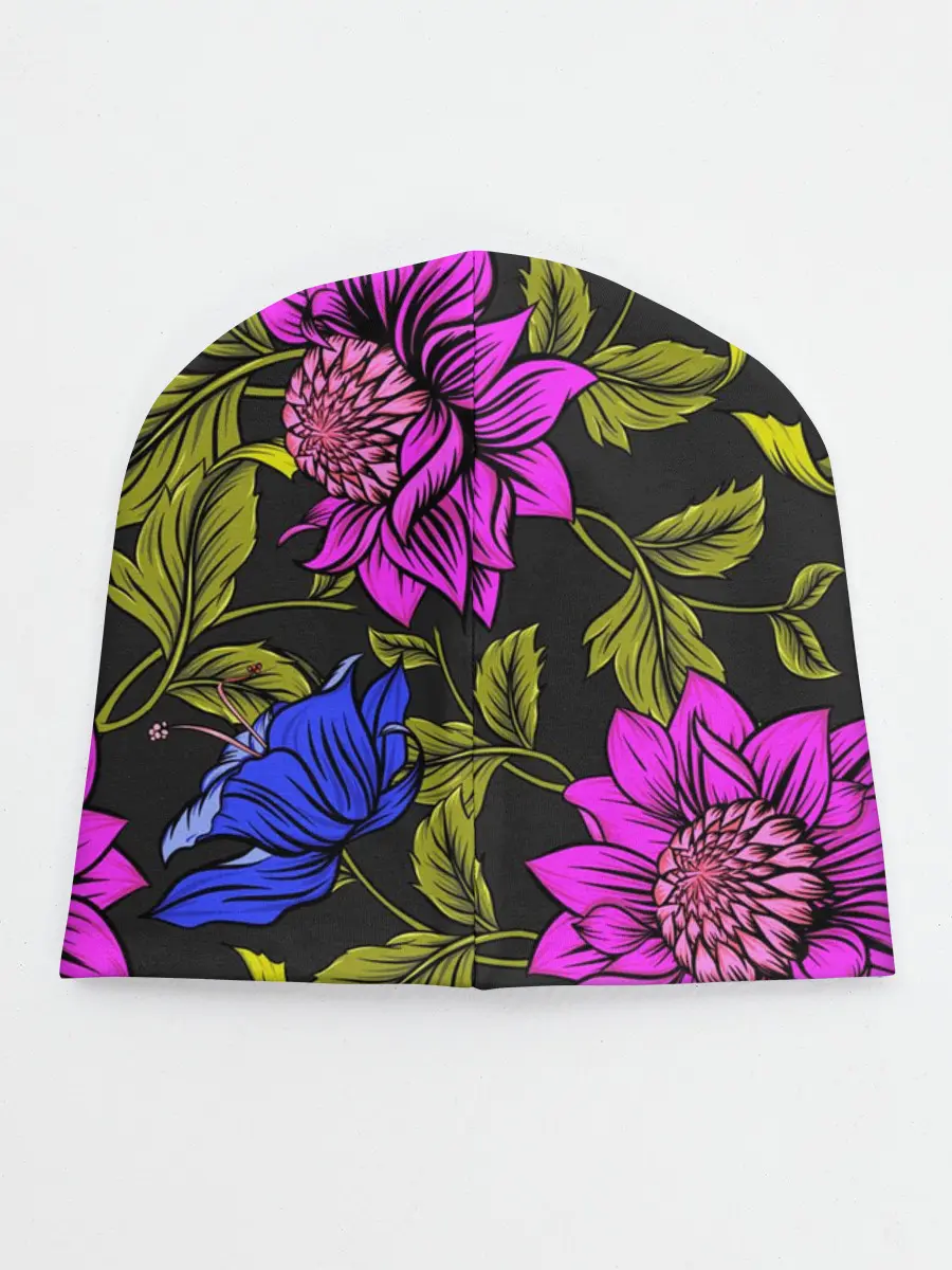 Детская шапка / Цветочный Паттерн