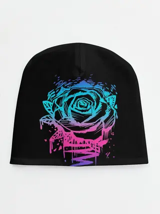 Детская шапка / Неоновая Роза | Neon Rose