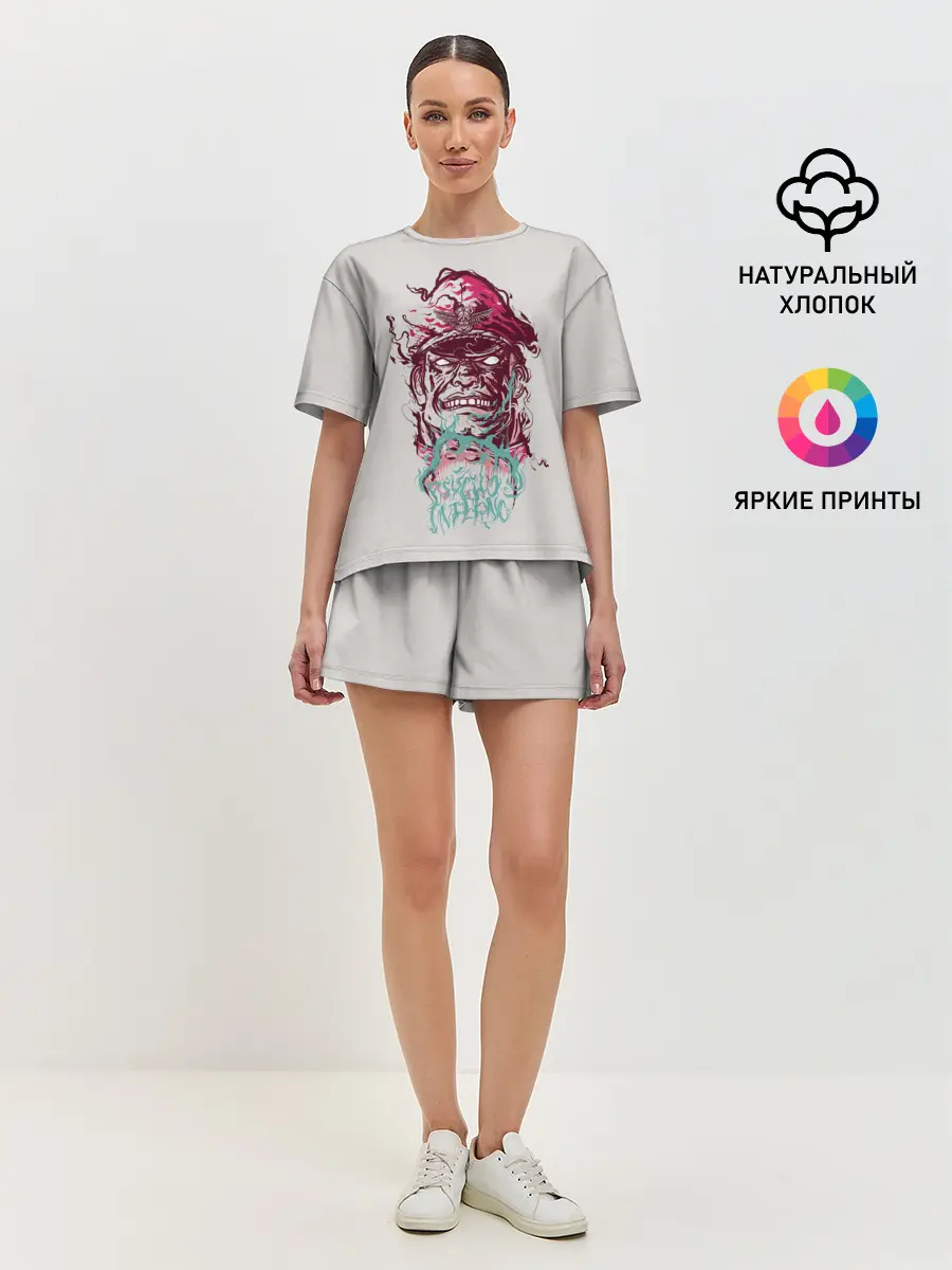 Женская пижама с шортами / Psycho Inferno