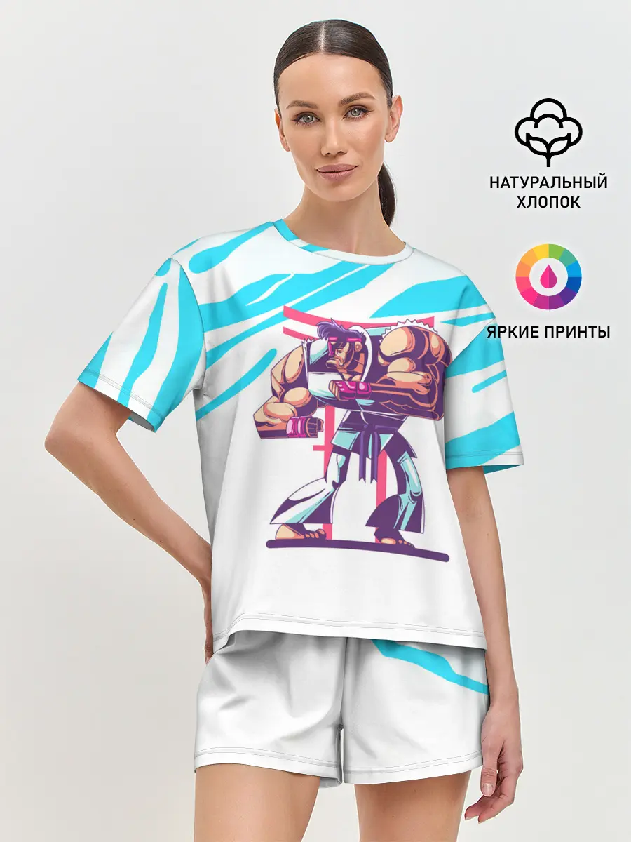 Женская пижама с шортами / Опасный Рю