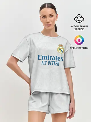 Женская пижама с шортами / Модрич Реал Мадрид Форма 21/22