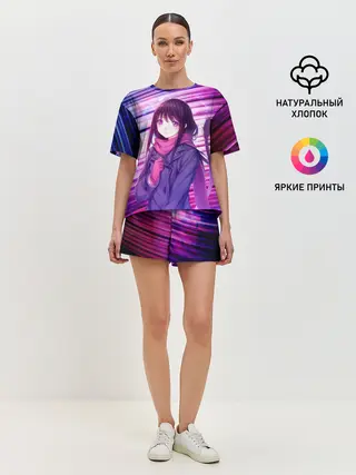 Женская пижама с шортами / Бездомный бог Хиёри