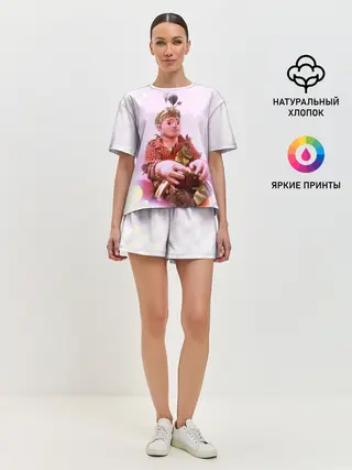 Женская пижама с шортами / It takes two | Коди