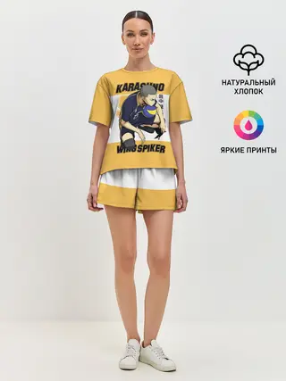 Женская пижама с шортами / Рюноске Танака | Haikyuu!!