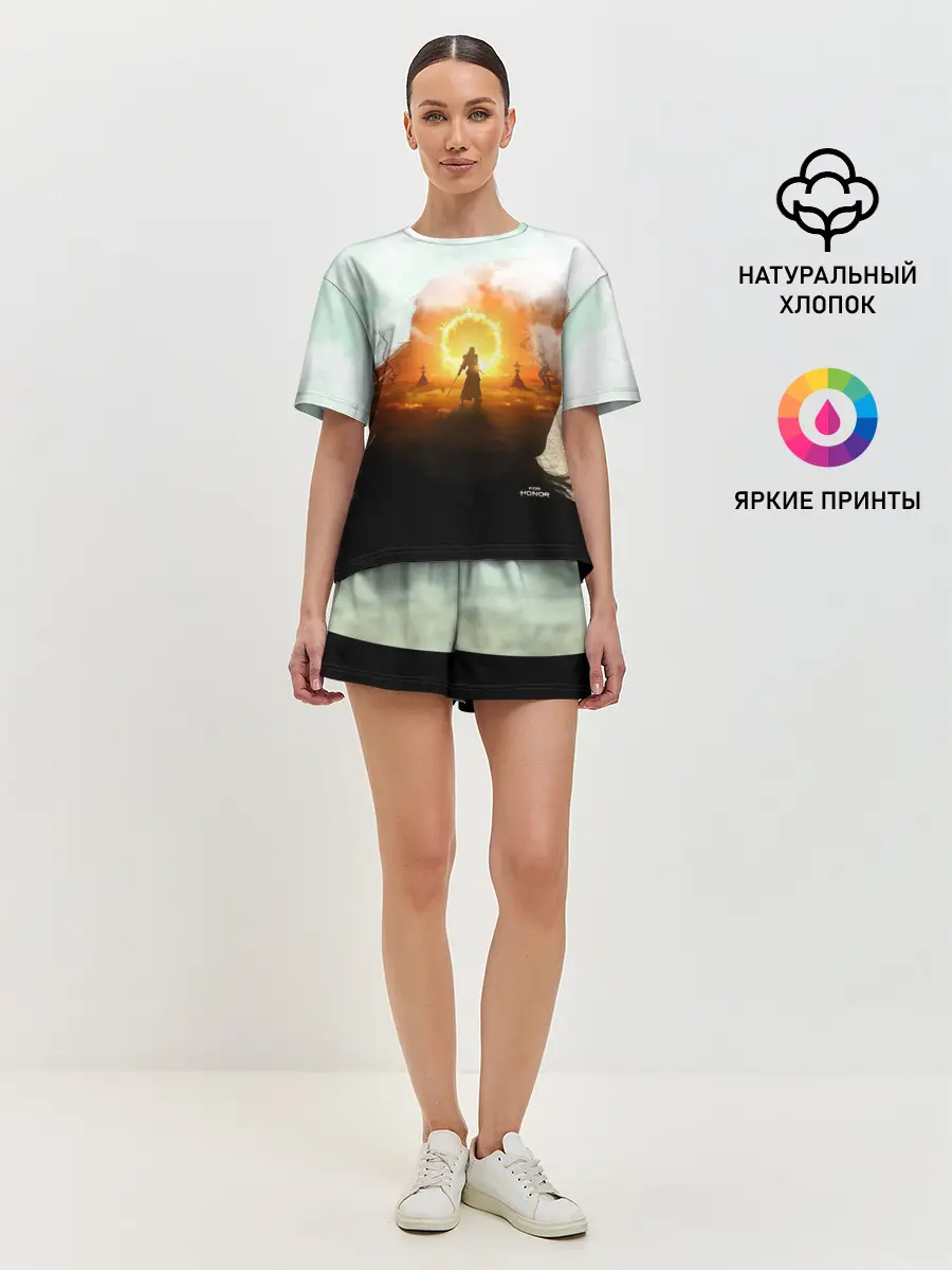 Женская пижама с шортами / For Honor Mirage