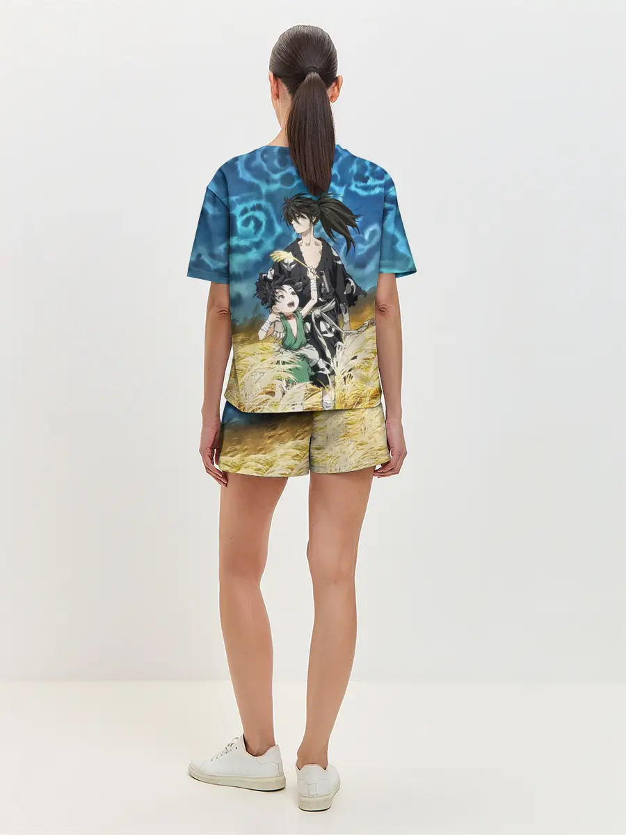 Женская пижама с шортами / Хяккимару с Дороро | DORORO