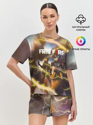 Женская пижама с шортами / FREEFIRE | ФРИФАЕР