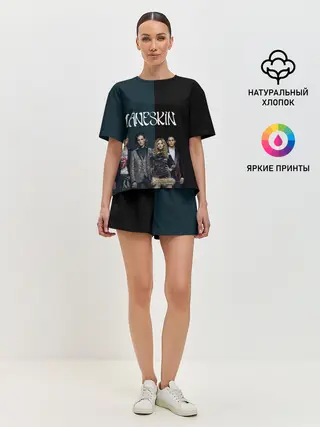 Женская пижама с шортами / Maneskin. New heroes