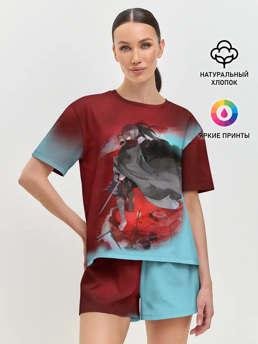 Женская пижама с шортами / ХЯККИМАРУ | ДОРОРО | DORORO