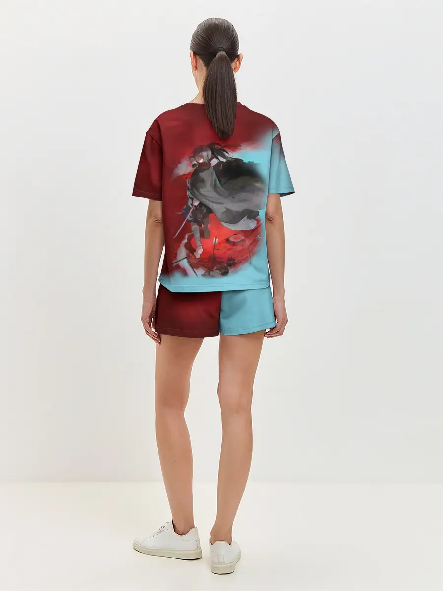 Женская пижама с шортами / ХЯККИМАРУ | ДОРОРО | DORORO