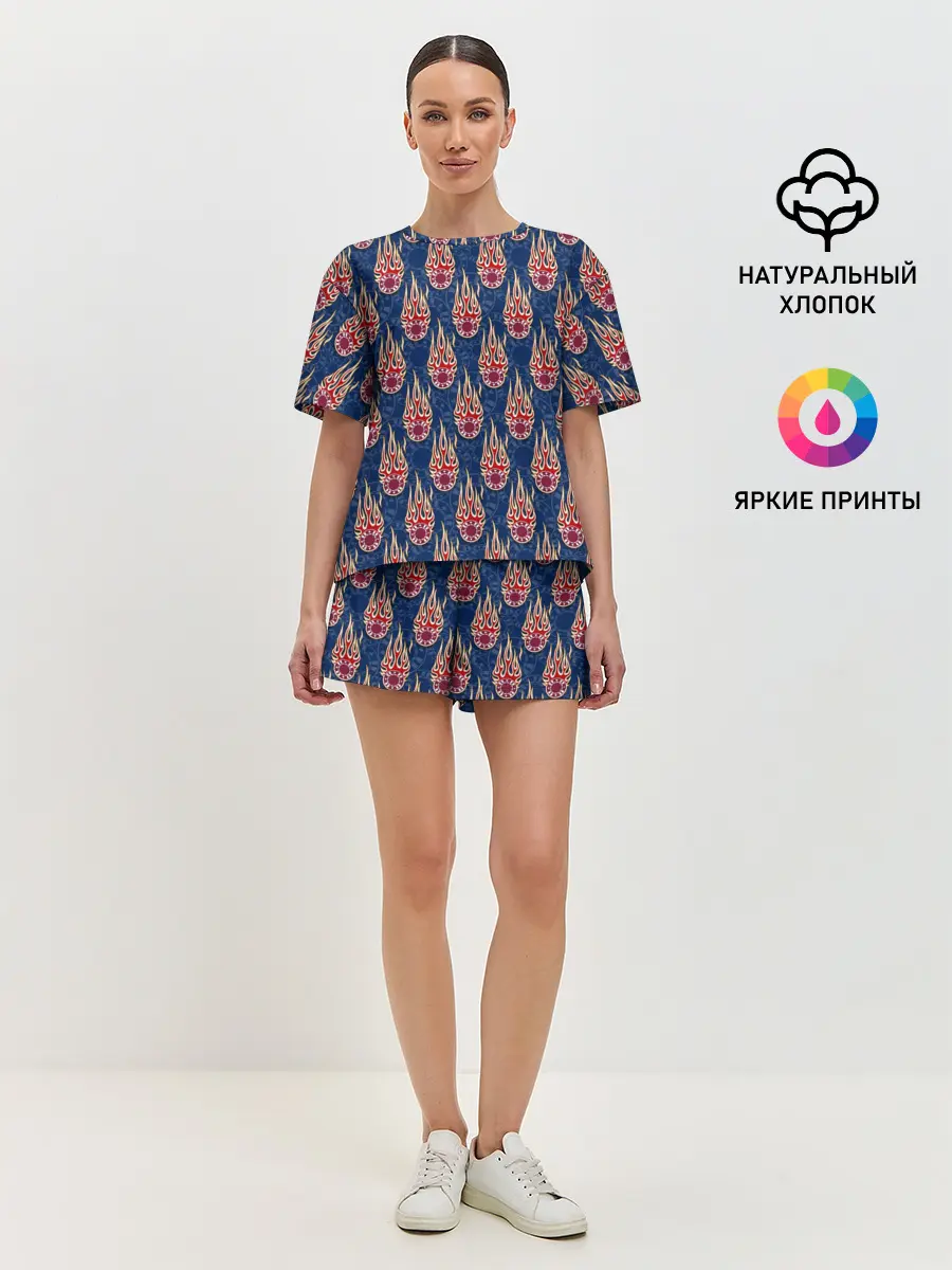 Женская пижама с шортами / Poker