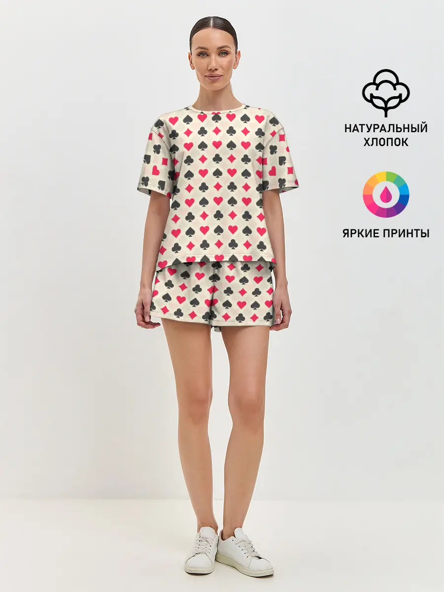 Женская пижама с шортами / Масти