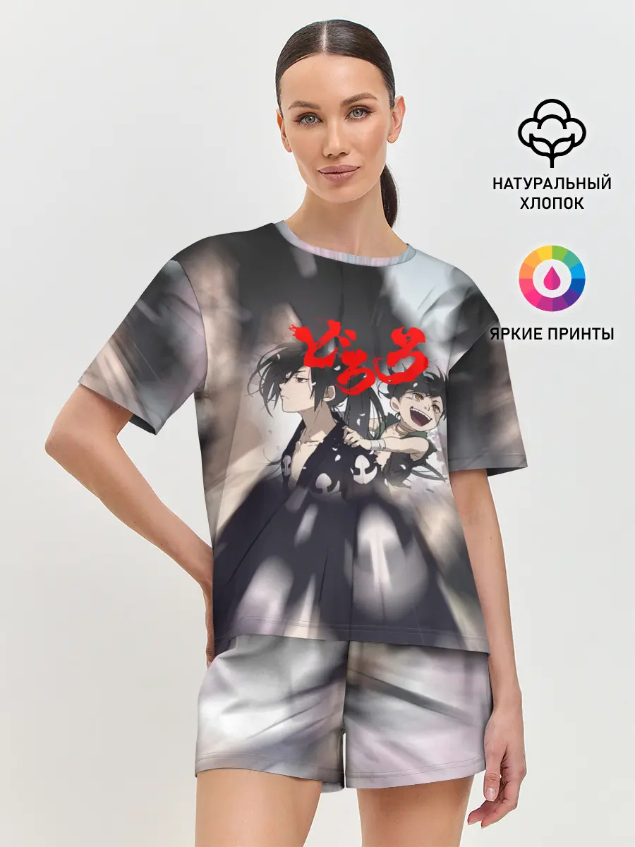 Женская пижама с шортами / Хяккимару | Такебо