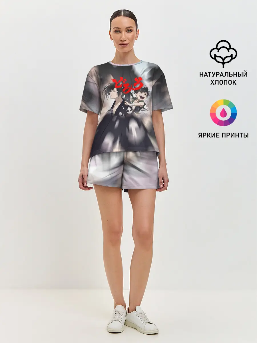 Женская пижама с шортами / Хяккимару | Такебо