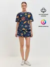 Женская пижама с шортами / Космический мир