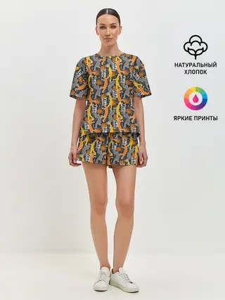 Женская пижама с шортами / Basketball