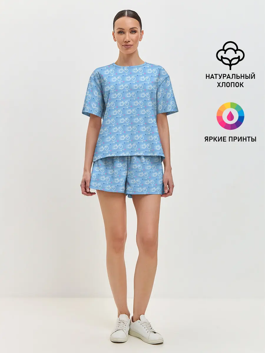 Женская пижама с шортами / ВелоСпорт