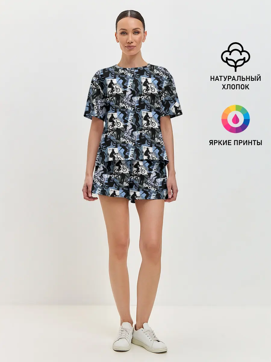 Женская пижама с шортами / SPORT