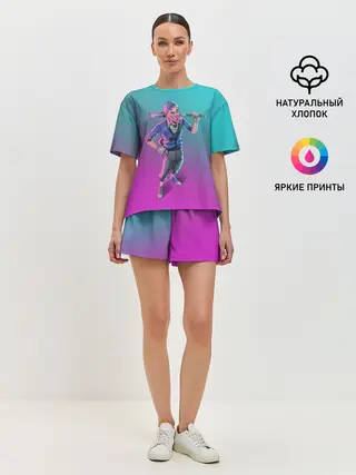 Женская пижама с шортами / Будь как разведчик