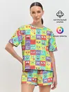 Женская пижама с шортами / Эмоции