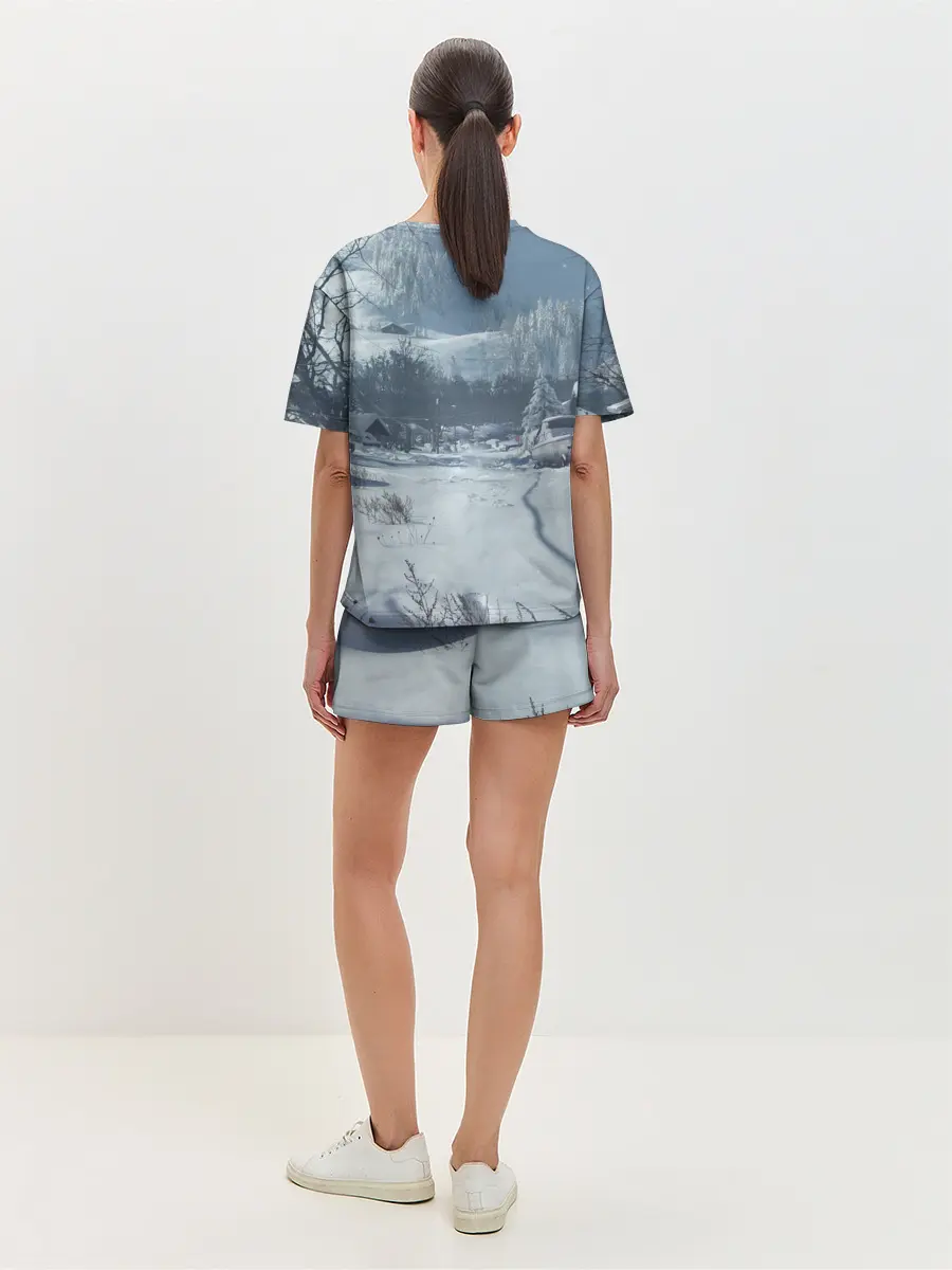 Женская пижама с шортами / Элли в деревне