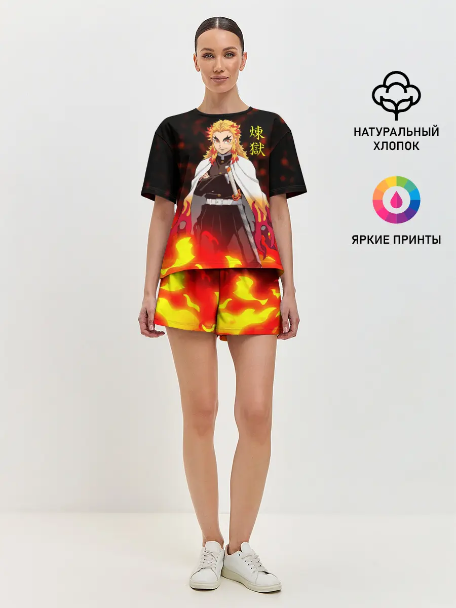 Женская пижама с шортами / Кёджуро Ренгоку