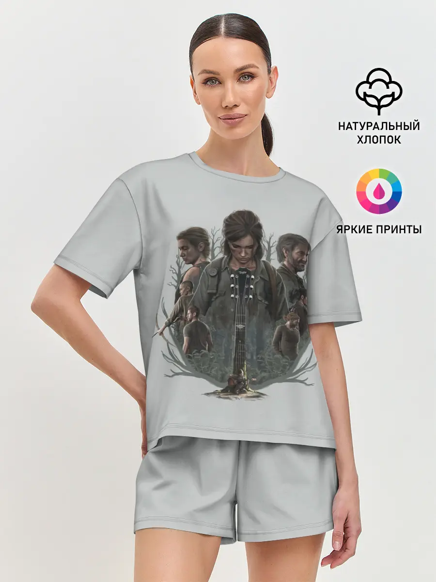 Женская пижама с шортами / Hard story
