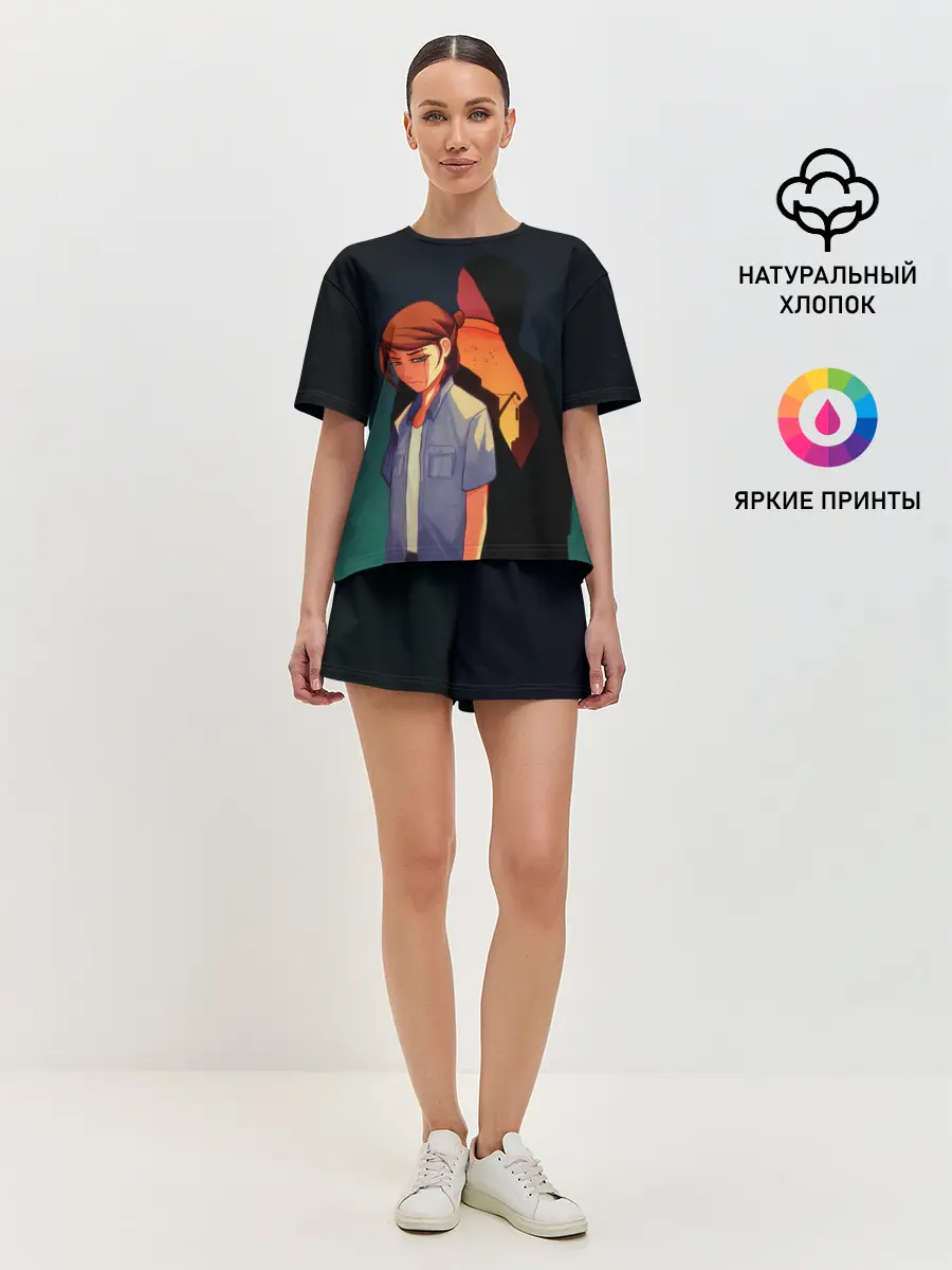 Женская пижама с шортами / Анимационные Элли и Джоел