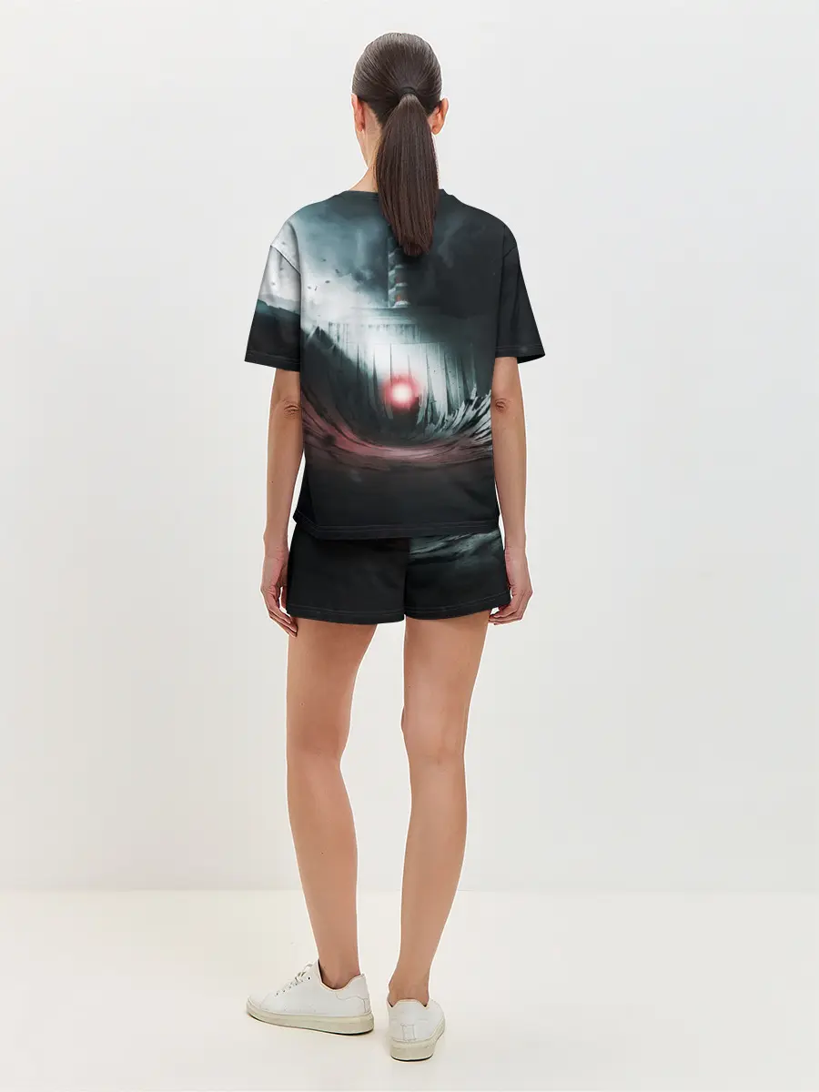 Женская пижама с шортами / Сердце Чернобыля