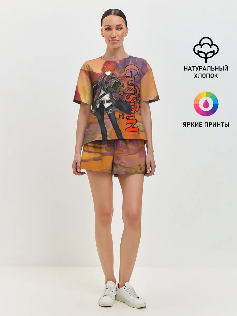 Женская пижама с шортами / DILUC