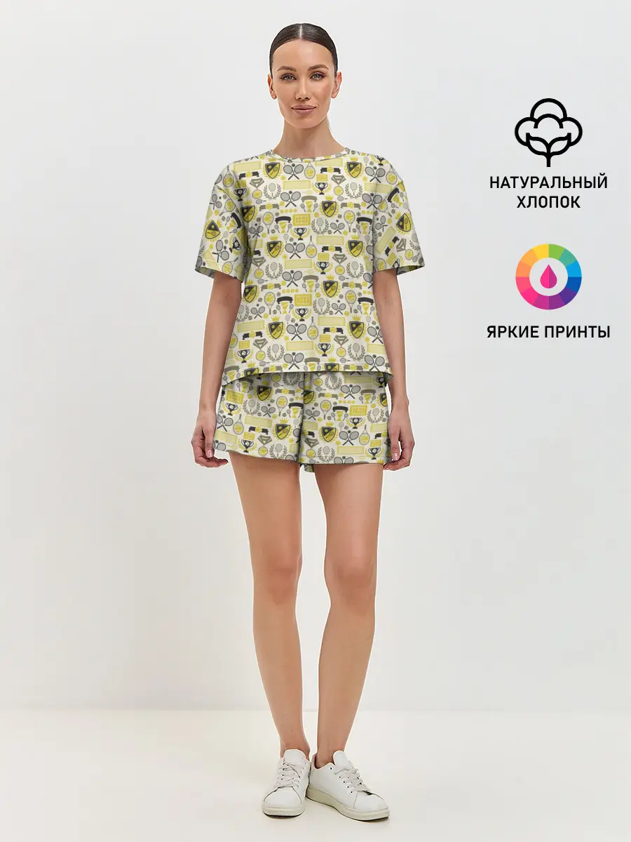 Женская пижама с шортами / Кубок Дэвиса