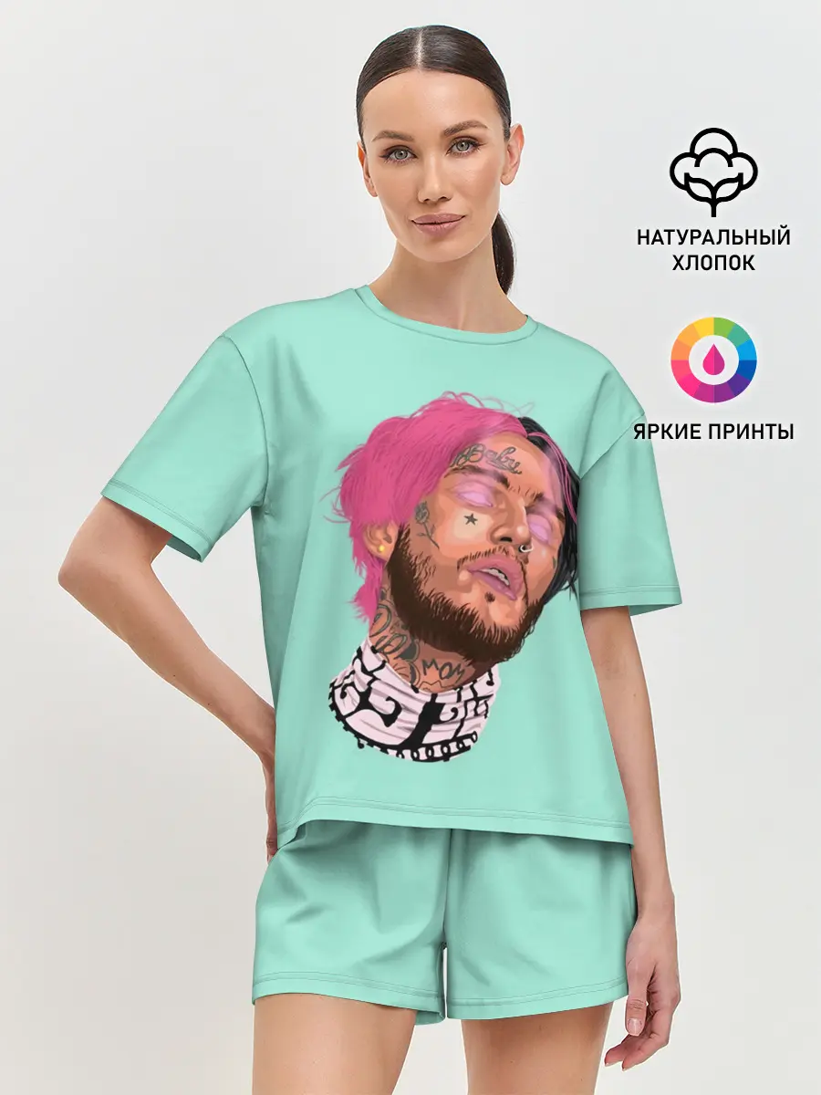 Женская пижама с шортами / Magic Lil Peep