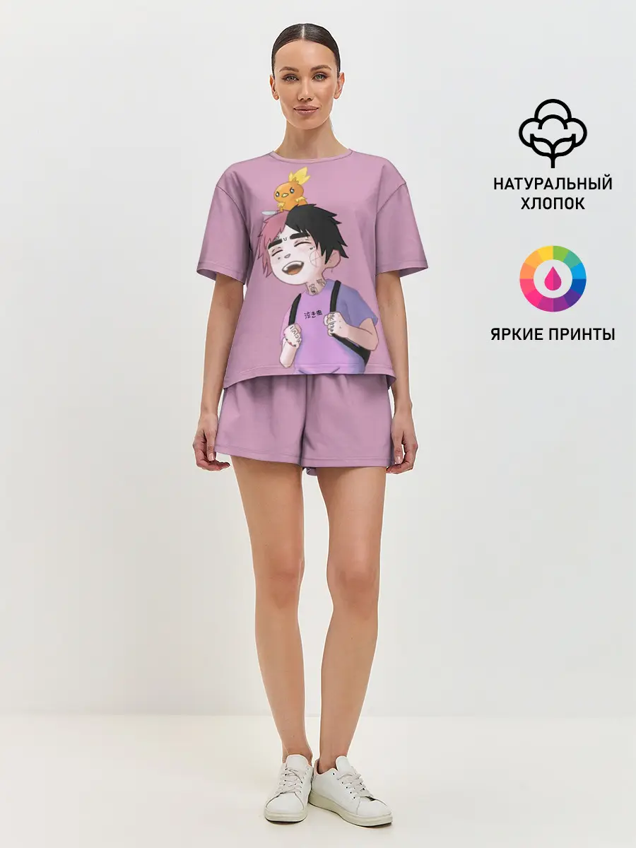 Женская пижама с шортами / Young Lil Peep