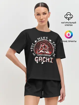 Женская пижама с шортами / Boss of gym
