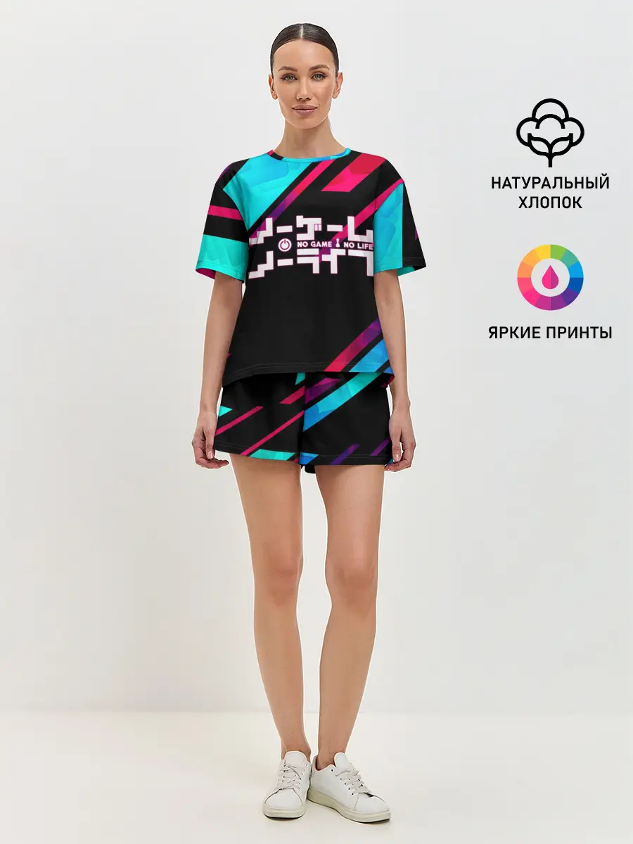 Женская пижама с шортами / NO GAME NO LIFE LOGO