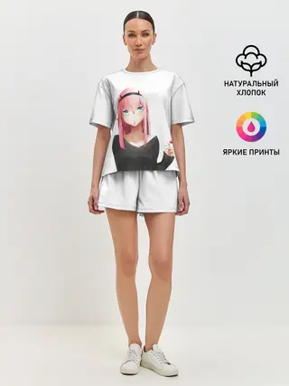 Женская пижама с шортами / ZERO TWO | 002