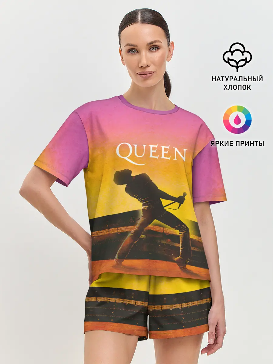 Женская пижама с шортами / Queen | Freddie Mercury