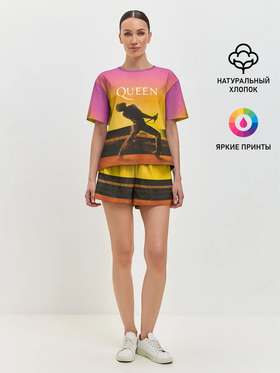 Женская пижама с шортами / Queen | Freddie Mercury