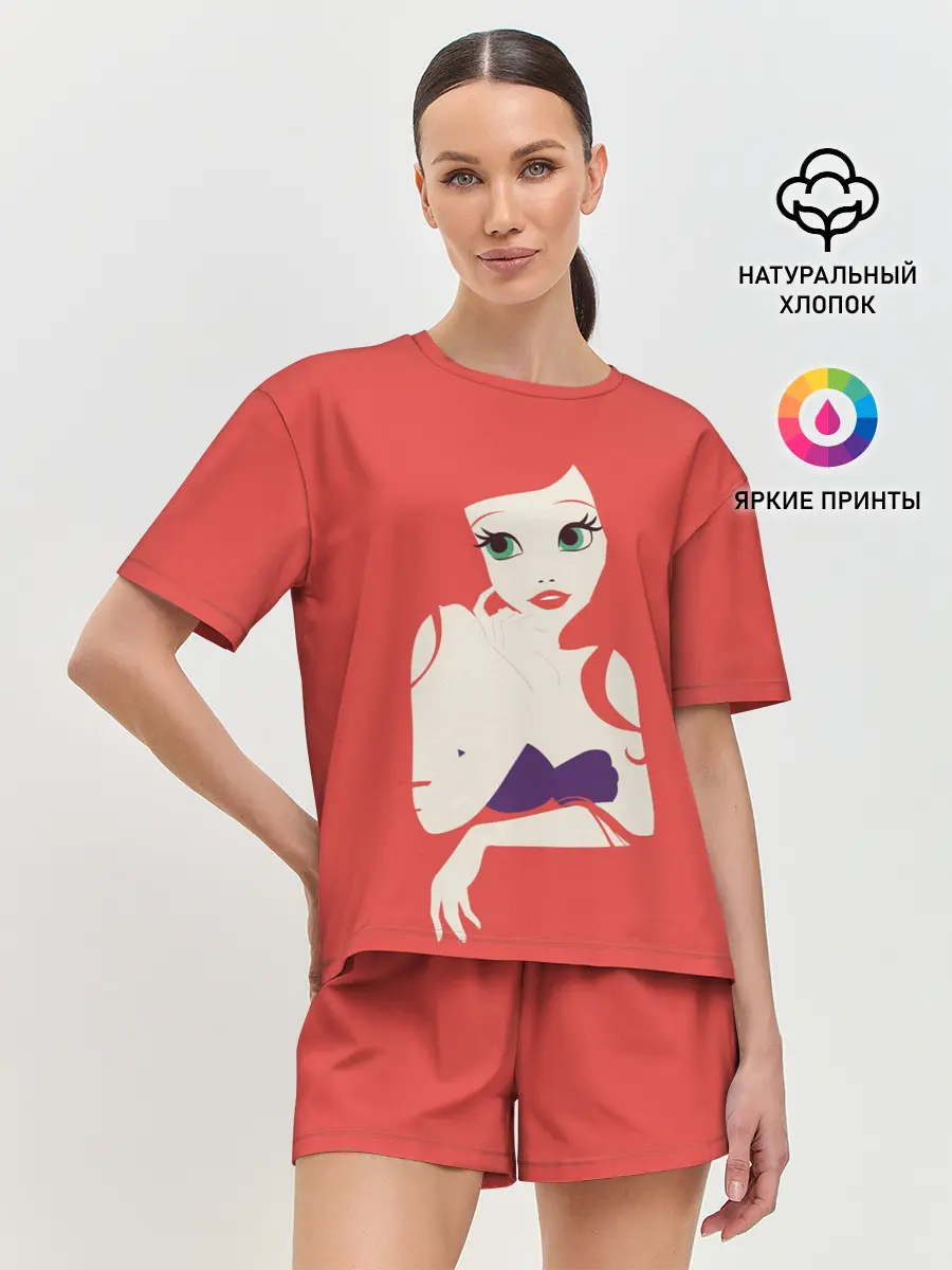 Женская пижама с шортами / Ariel the Mermaid