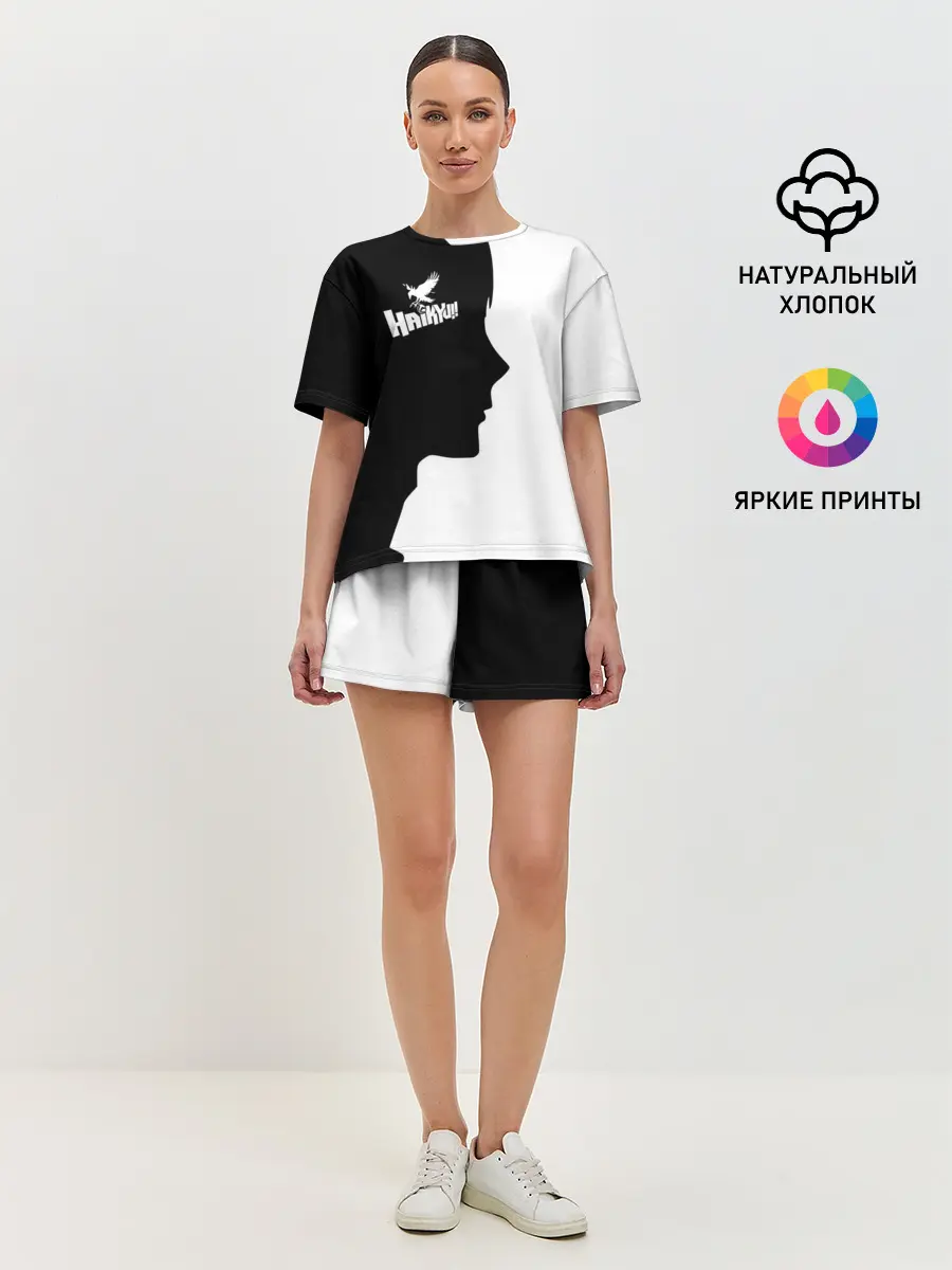 Женская пижама с шортами / Haikyu!! Профиль игрока Карасуно