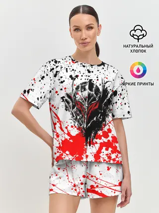 Женская пижама с шортами / Броня Берсерка.