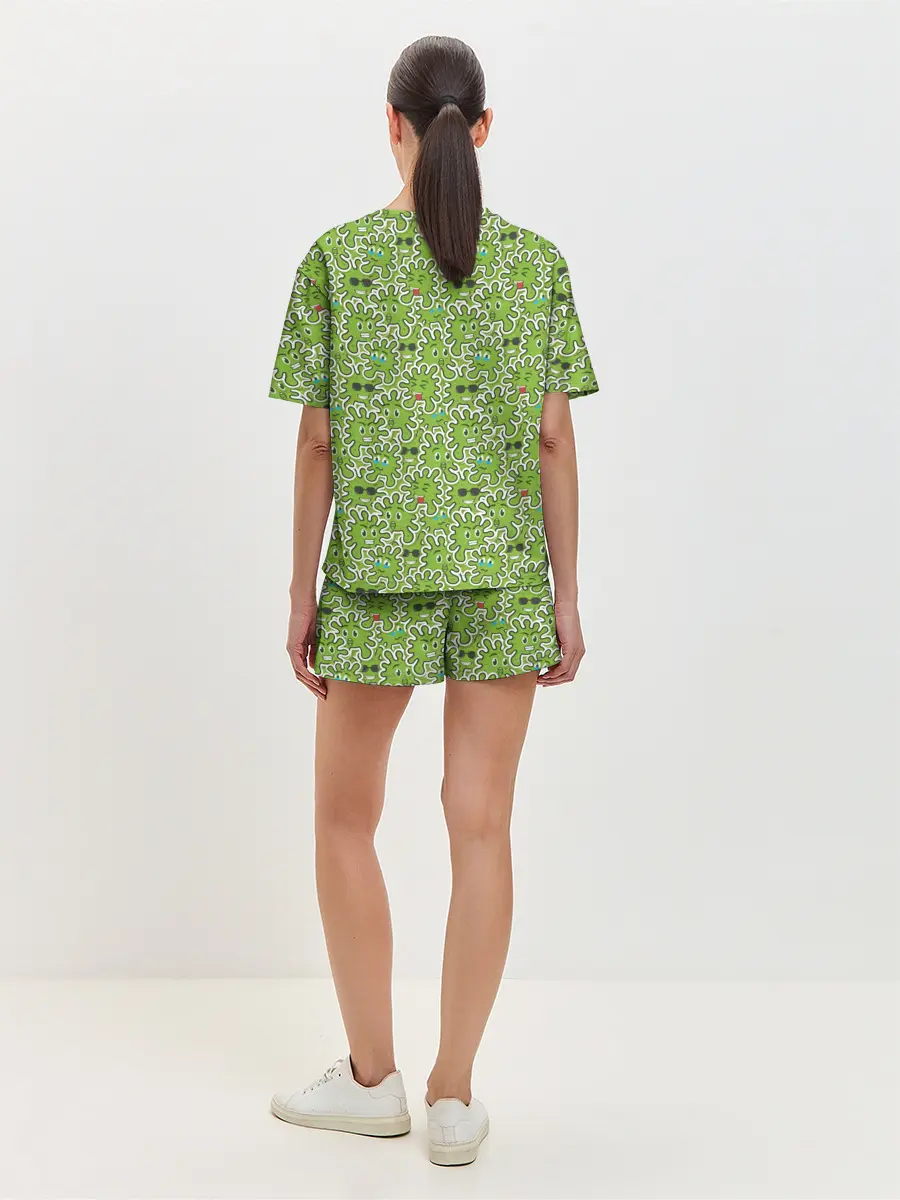 Женская пижама с шортами / КоронаВирус
