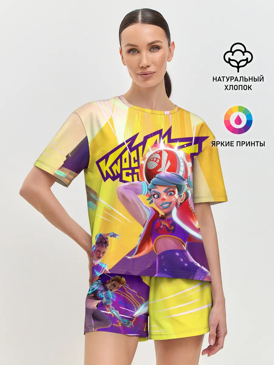 Женская пижама с шортами / Knockout City