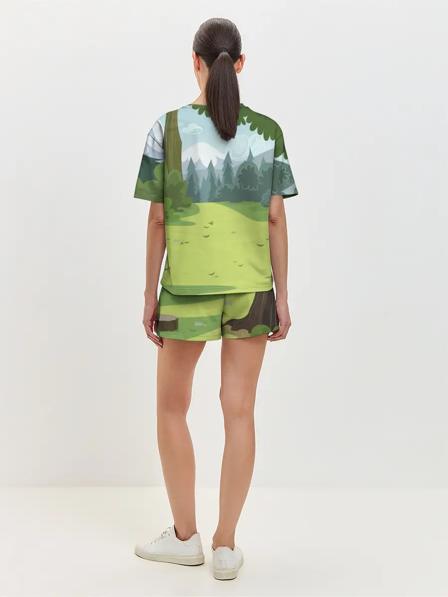 Женская пижама с шортами / Крутые Бобры | Angry Beavers