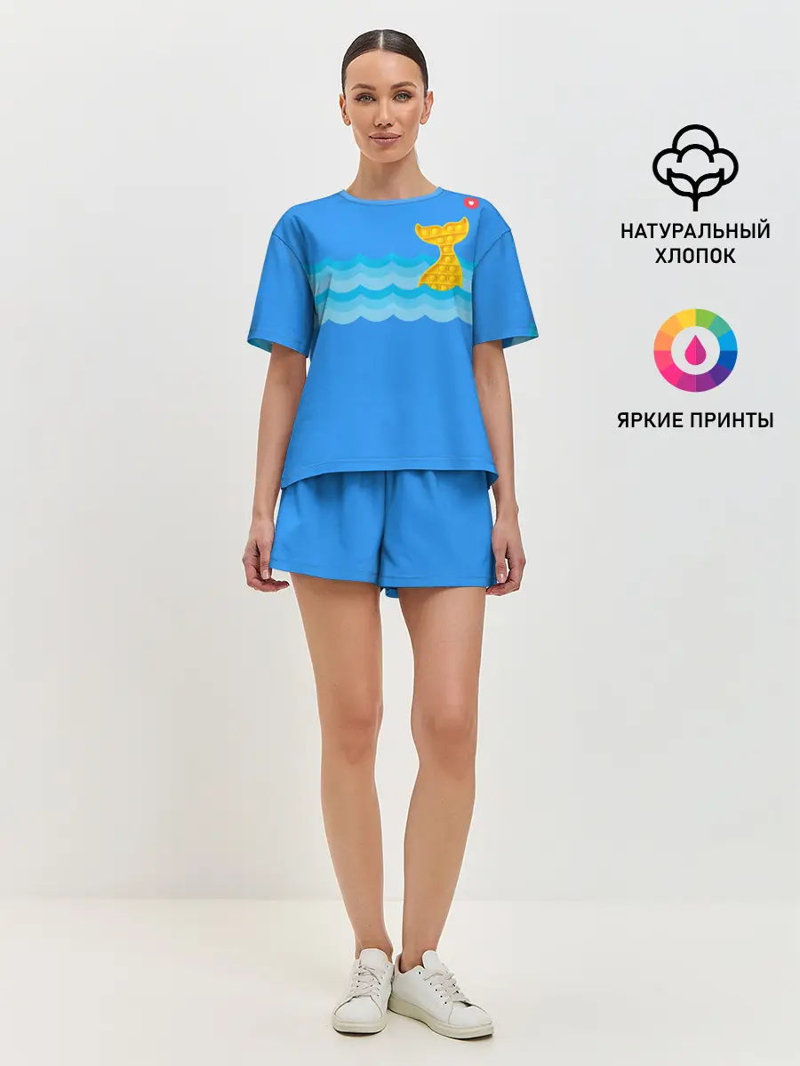 Женская пижама с шортами / Pop it / Simple Dimple