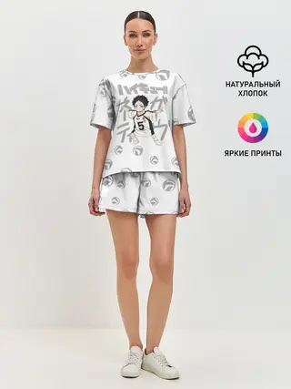 Женская пижама с шортами / Кейджи Акааши Академия Фукуродани